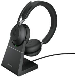Jabra Evolve2 65 MS Stereo USB-A +dock (Nieuw) - Afbeelding 1