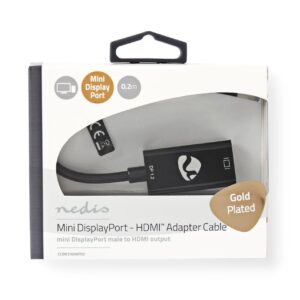 Nedis Mini-Displayport naar HDMI Adapter (Gold Plated) 4K - Afbeelding 1